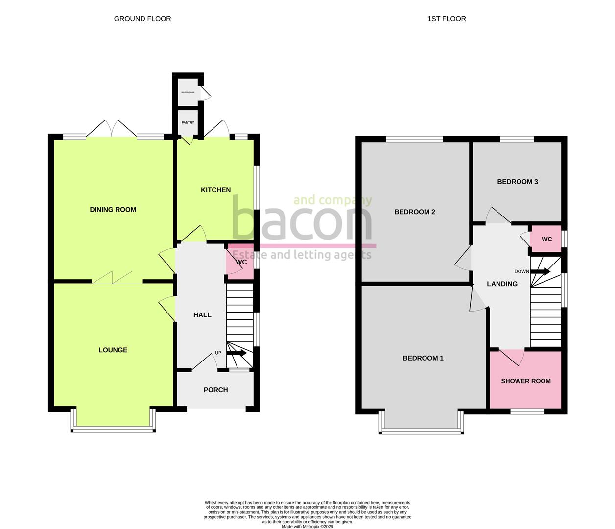 Floor Plan | House - Semi-Detached | Westland Avenue, Tarring, Worthing | For Sale